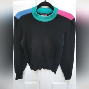 Demetre Vintage Womens 100% Pure Virgin Wool Ski Sweater Size Medium